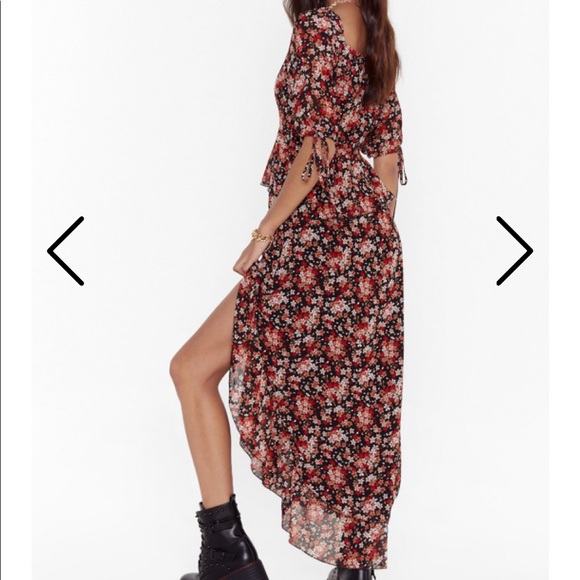 Nasty Gal Floral Maxi Dress - Picture 3 of 4